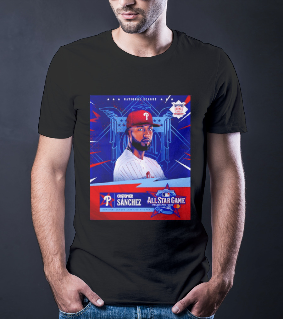 Cristopher Sánchez Philadelphia National League All Star Game 2026 T-Shirt