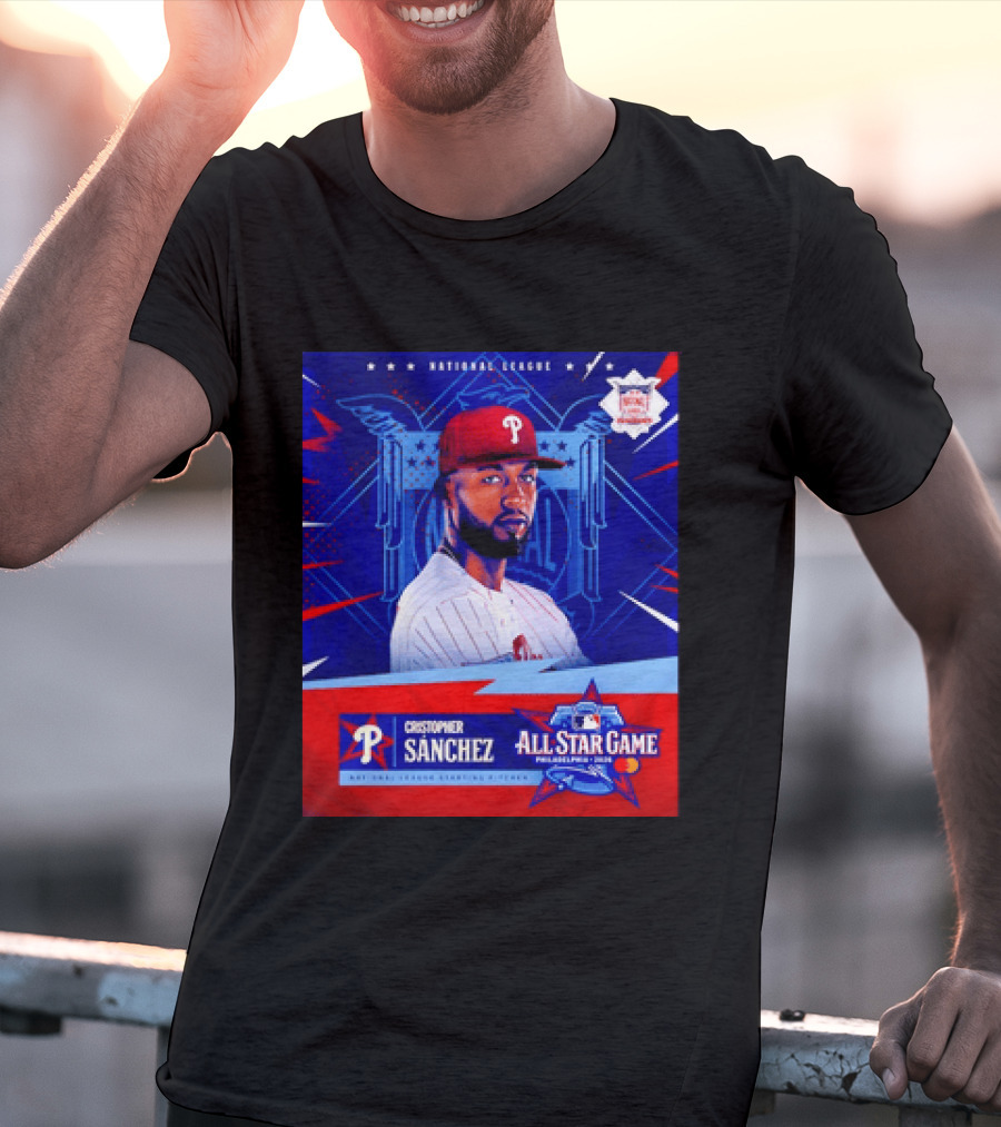Cristopher Sánchez Philadelphia National League All Star Game 2026 T-Shirt