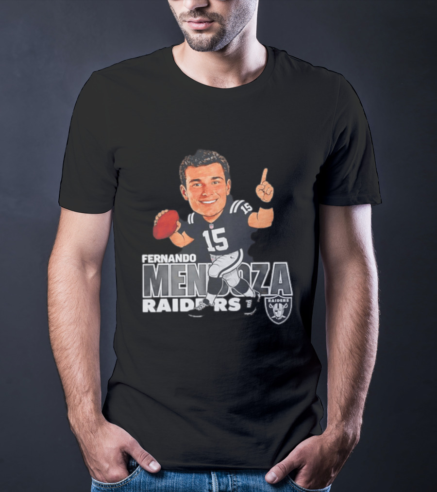 Fernando Mendoza Raiders 15 Football Player Raiders T-Shirt