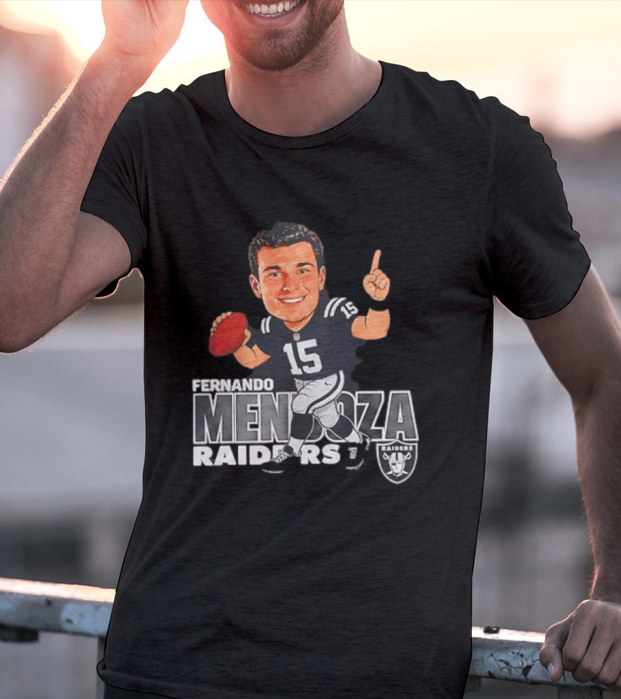 Fernando Mendoza Raiders 15 Football Player Raiders T-Shirt