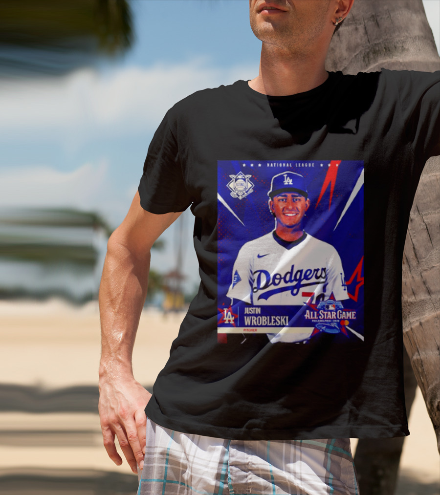 Justin Wrobleski Los Angeles Dodgers 2026 All Star Game National League T-Shirt