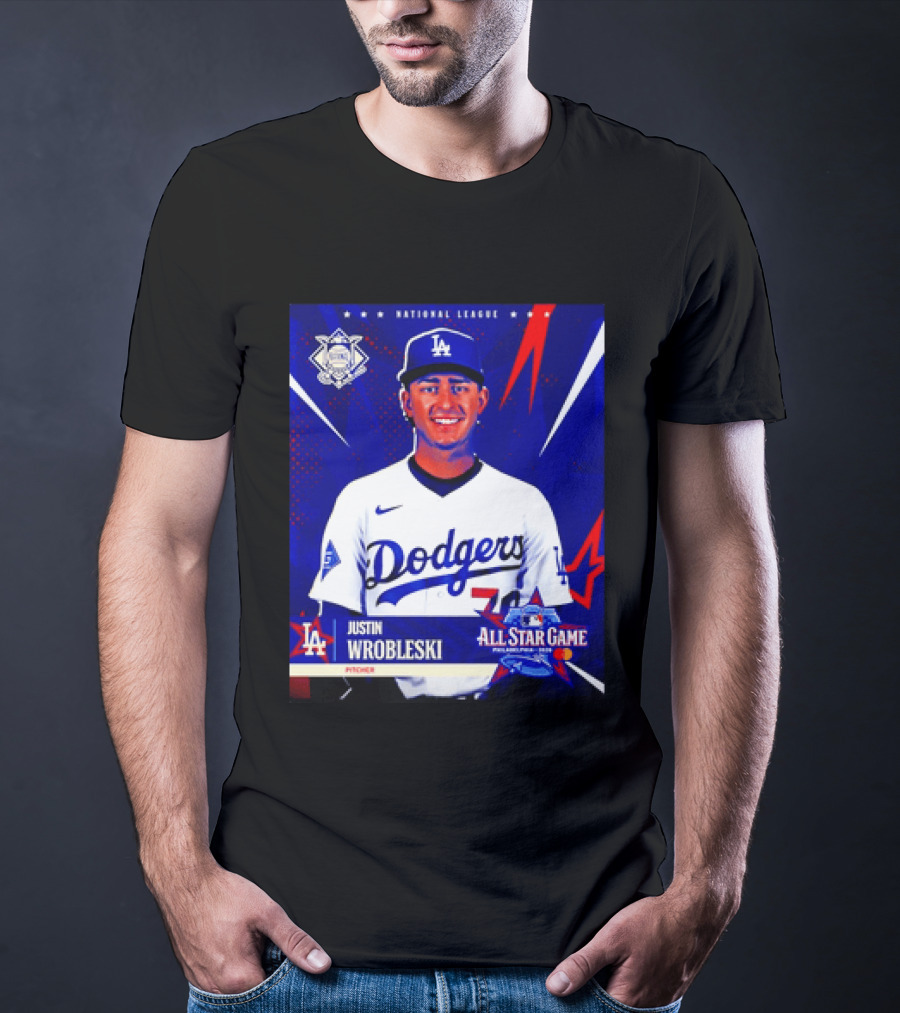 Justin Wrobleski Los Angeles Dodgers 2026 All Star Game National League T-Shirt