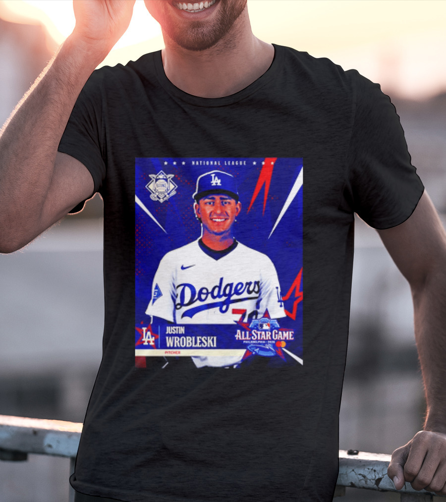 Justin Wrobleski Los Angeles Dodgers 2026 All Star Game National League T-Shirt