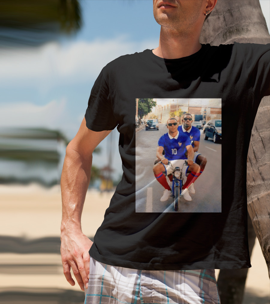 Kylian Mbappé Ousmane Dembélé France Team Jersey T-Shirt