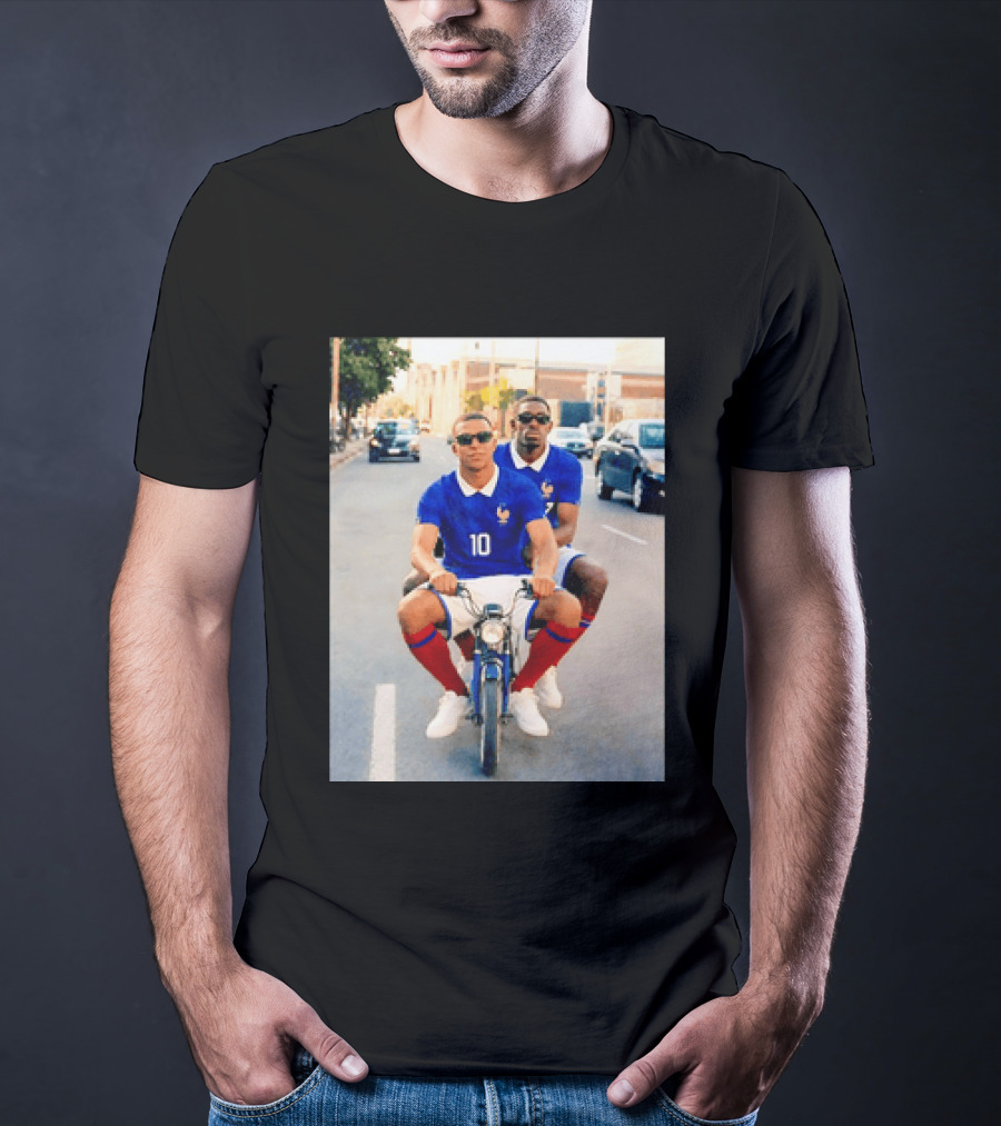 Kylian Mbappé Ousmane Dembélé France Team Jersey T-Shirt