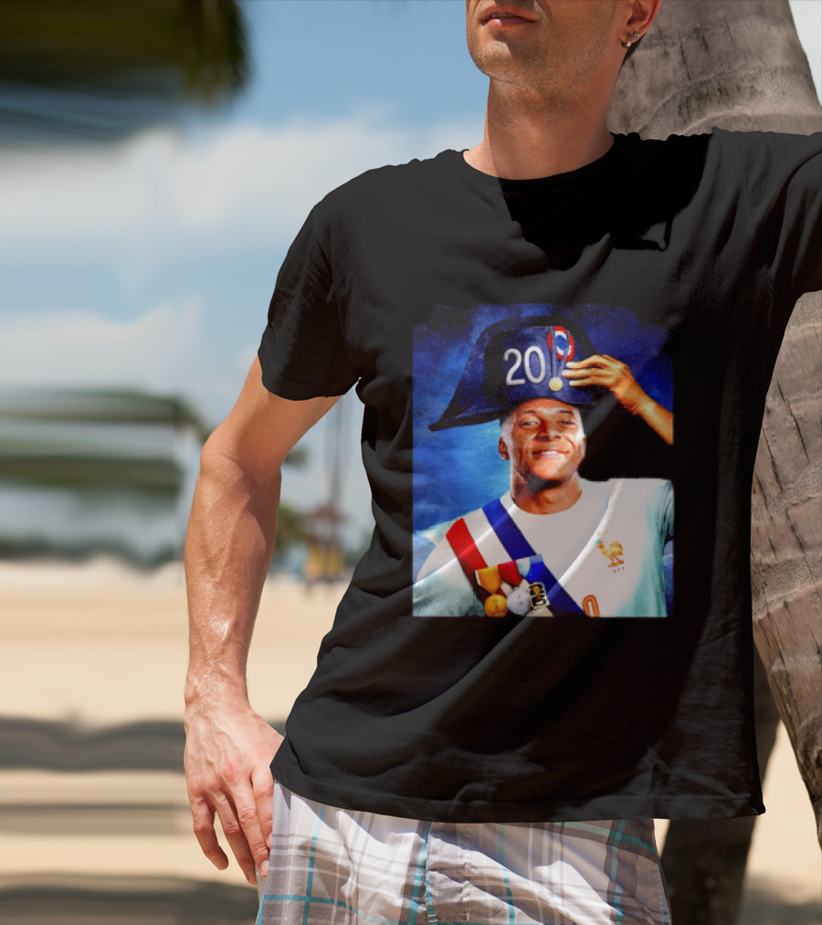 Kylian Mbappé France National Team 2026 Captain No 20 Napoleon Hat T-Shirt