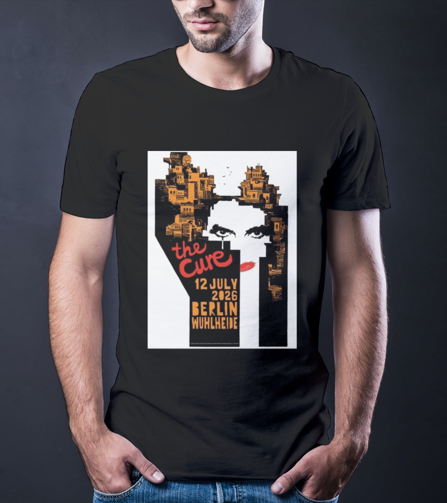 The Cure 12 July 2026 Berlin Wuhlheide Event Limited Edition T-Shirt