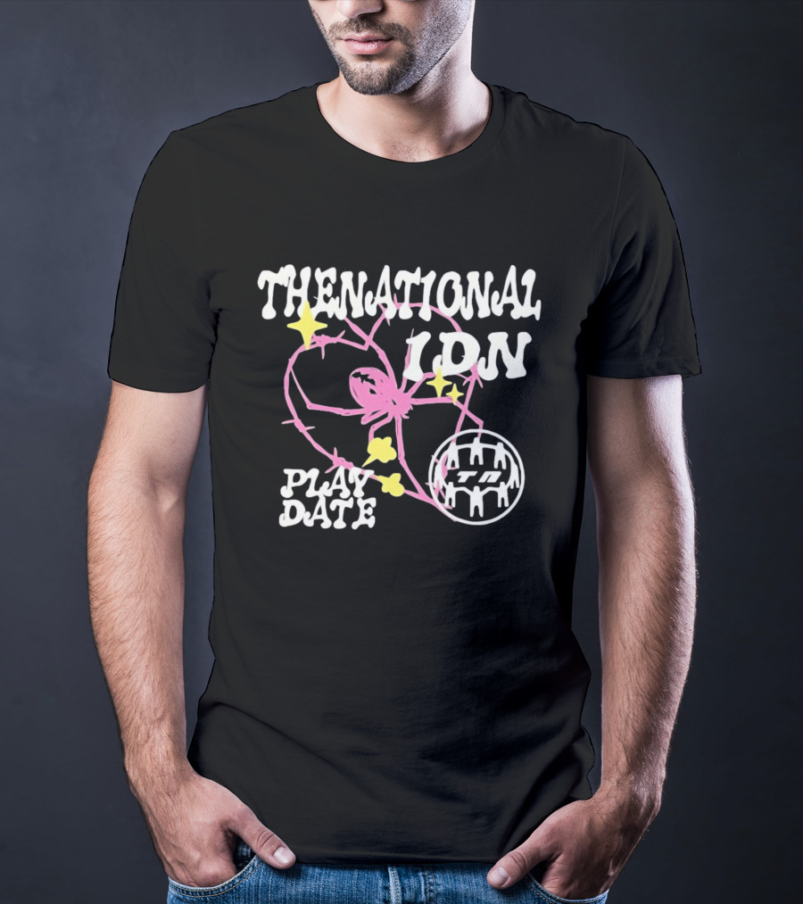 THE NATIONAL IDN Play Date Heart And Stars T-Shirt
