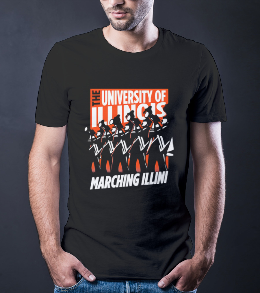 The University Of Illinois Marching Illini Band T-Shirt