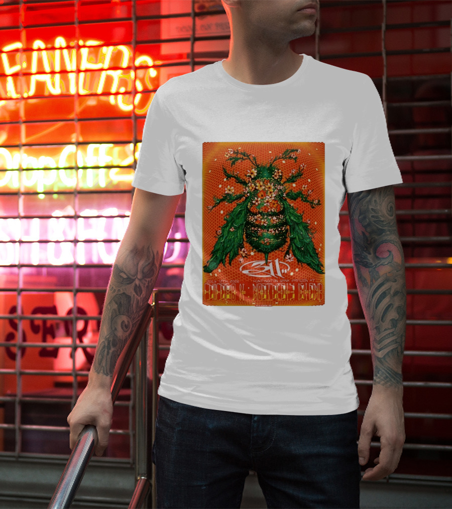311 Chicago Illinois 2026 Huntington Bank Pavilion July 12 Floral Insect T-Shirt