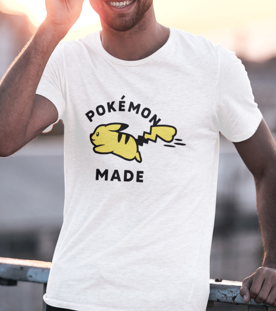 BTS Namjoon Pokémon Made Pikachu Running T-Shirt