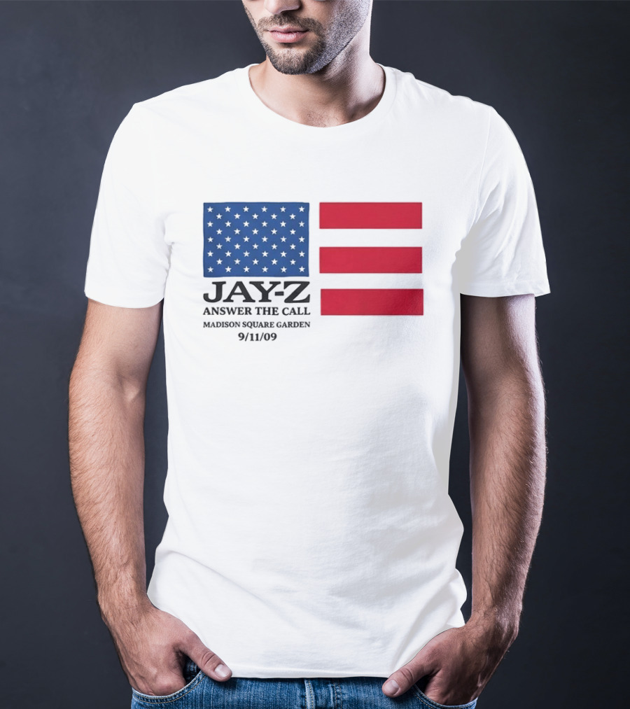 Jay Z Answer The Call Madison Square Garden 9/11/09 T-Shirt