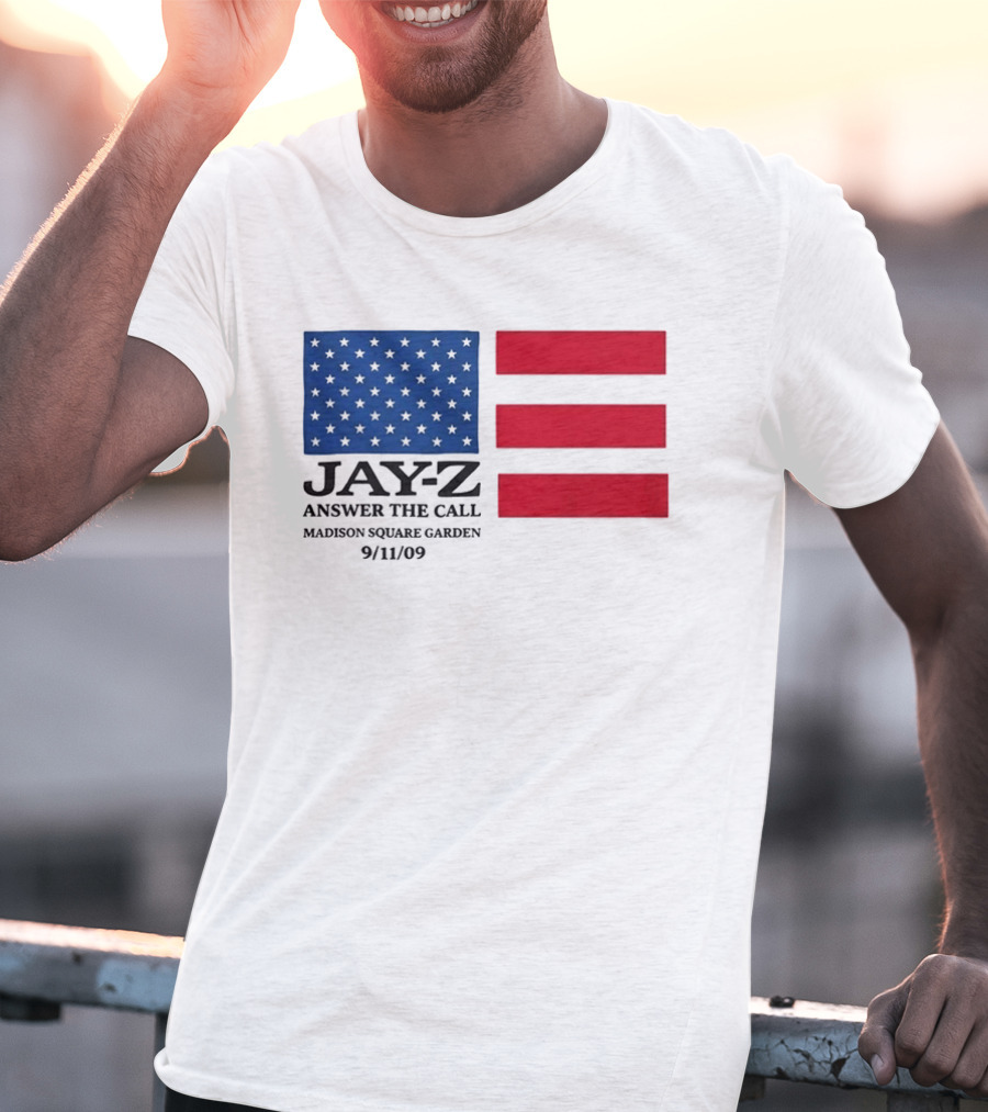 Jay Z Answer The Call Madison Square Garden 9/11/09 T-Shirt