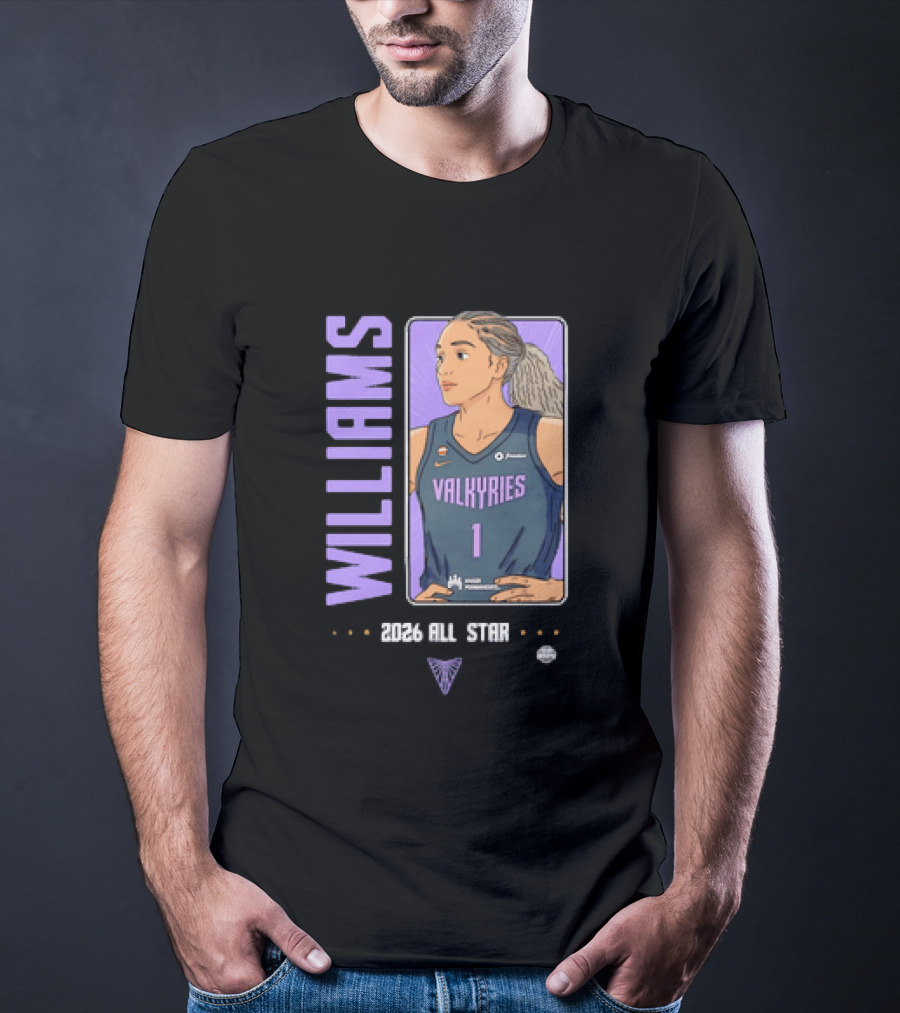 Golden State Valkyries Gabby Williams 2026 WNBA All Star Williams 1 T-Shirt