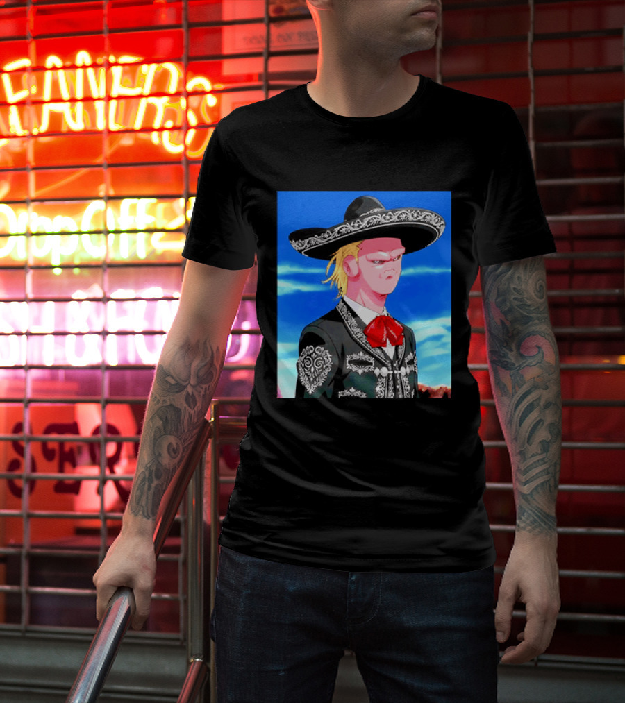 Majin Buu Mariachi Charro Dragon Ball Z Haaland Fusion T-Shirt