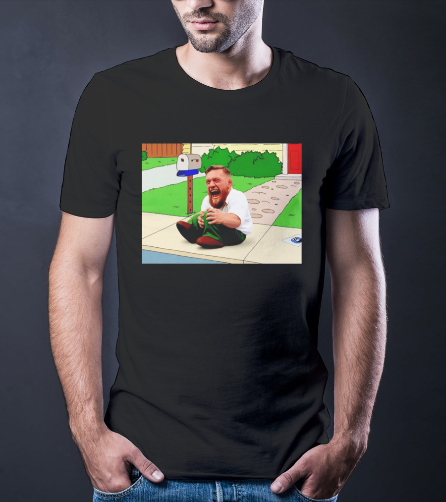 Family Guy Conor McGregor Laughing Curb Scene T-Shirt