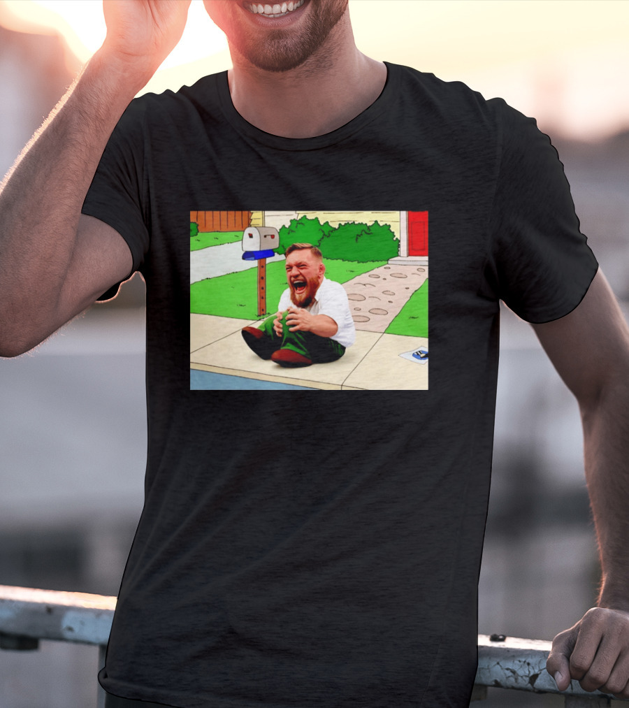 Family Guy Conor McGregor Laughing Curb Scene T-Shirt