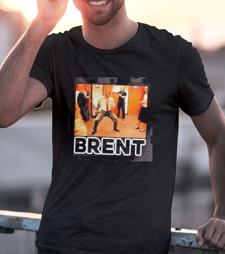 David Brent Iconic Dance Scene From The Office UK Series T-Shirt