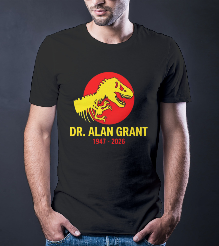 Dr. Alan Grant 1947 2026 Memorial Rex T-Shirt