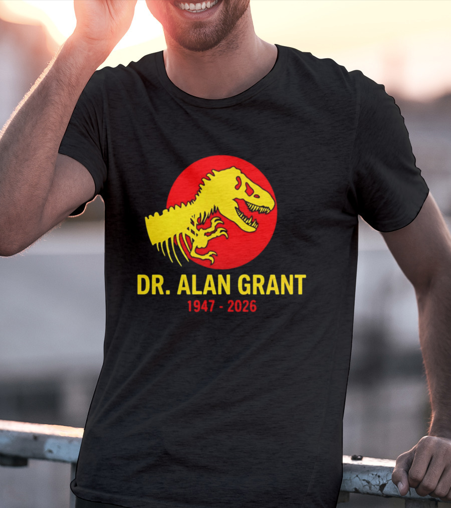 Dr. Alan Grant 1947 2026 Memorial Rex T-Shirt
