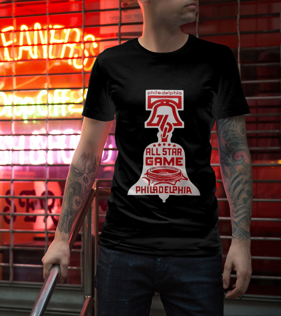 Philadelphia 76 All Star Game Liberty Bell Stadium T-Shirt