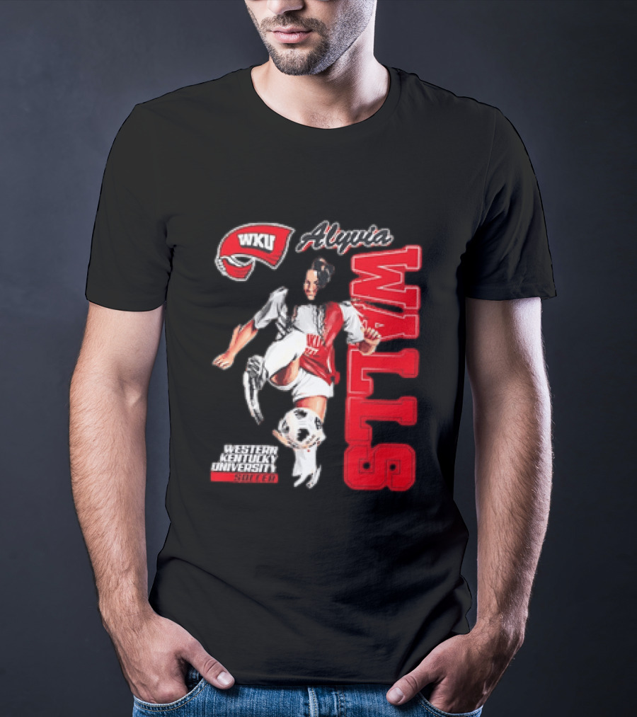 Western Kentucky University Soccer Alyvia Walls WKU T-Shirt