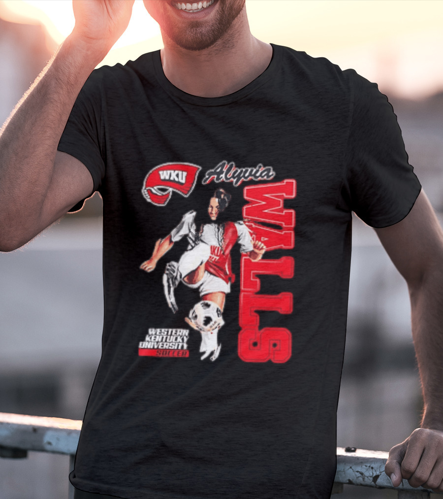 Western Kentucky University Soccer Alyvia Walls WKU T-Shirt