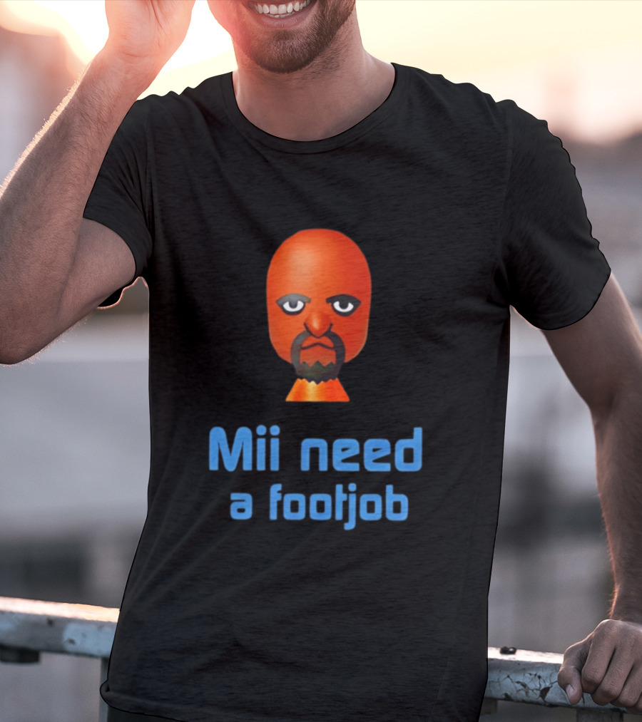 Wii Sports Mii Need A Footjob T-Shirt