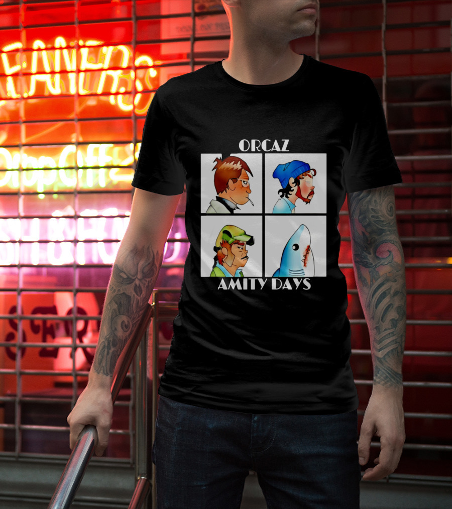 Orcaz Amity Days Demon Days Jaws T-Shirt