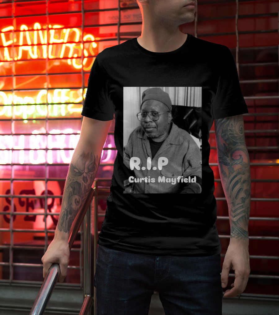 RIP Curtis Mayfield Memory July 13 1990 T-Shirt