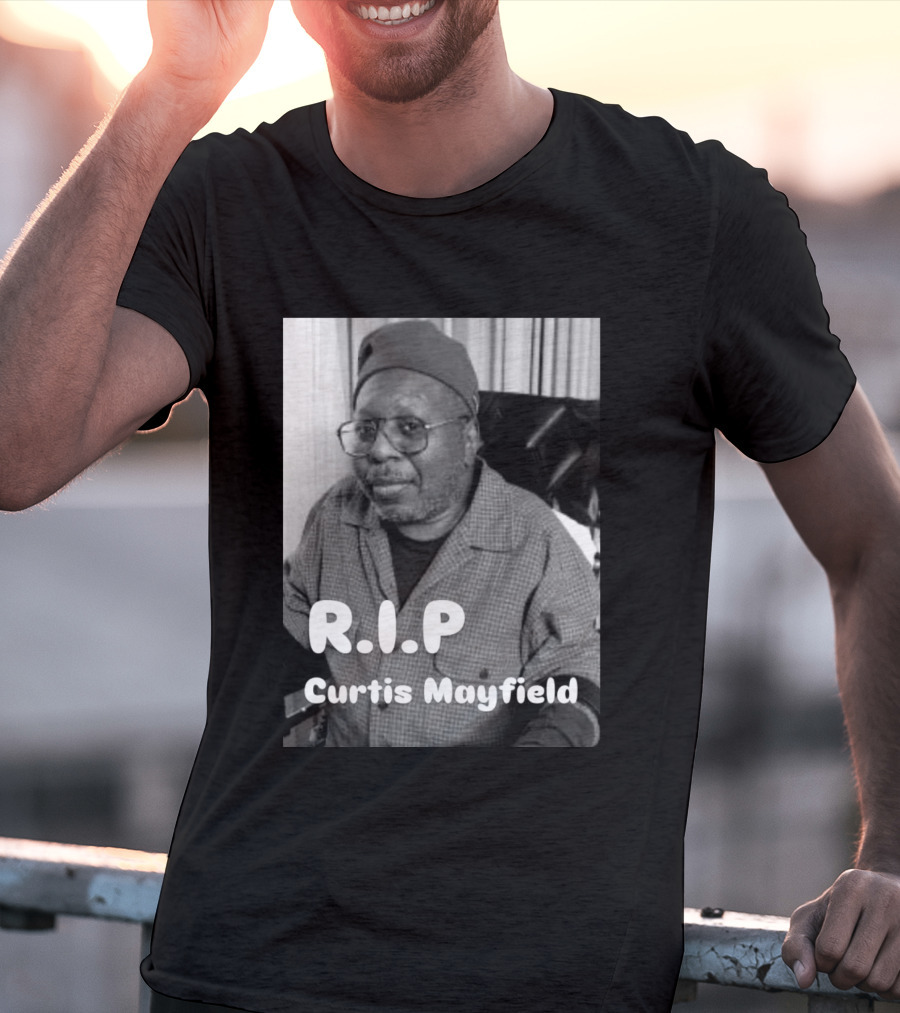 RIP Curtis Mayfield Memory July 13 1990 T-Shirt