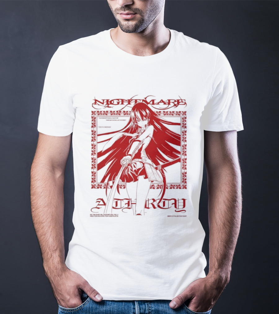 Akame Akame Ga Kill Nightmare Anime Character Grand Entry Red T-Shirt
