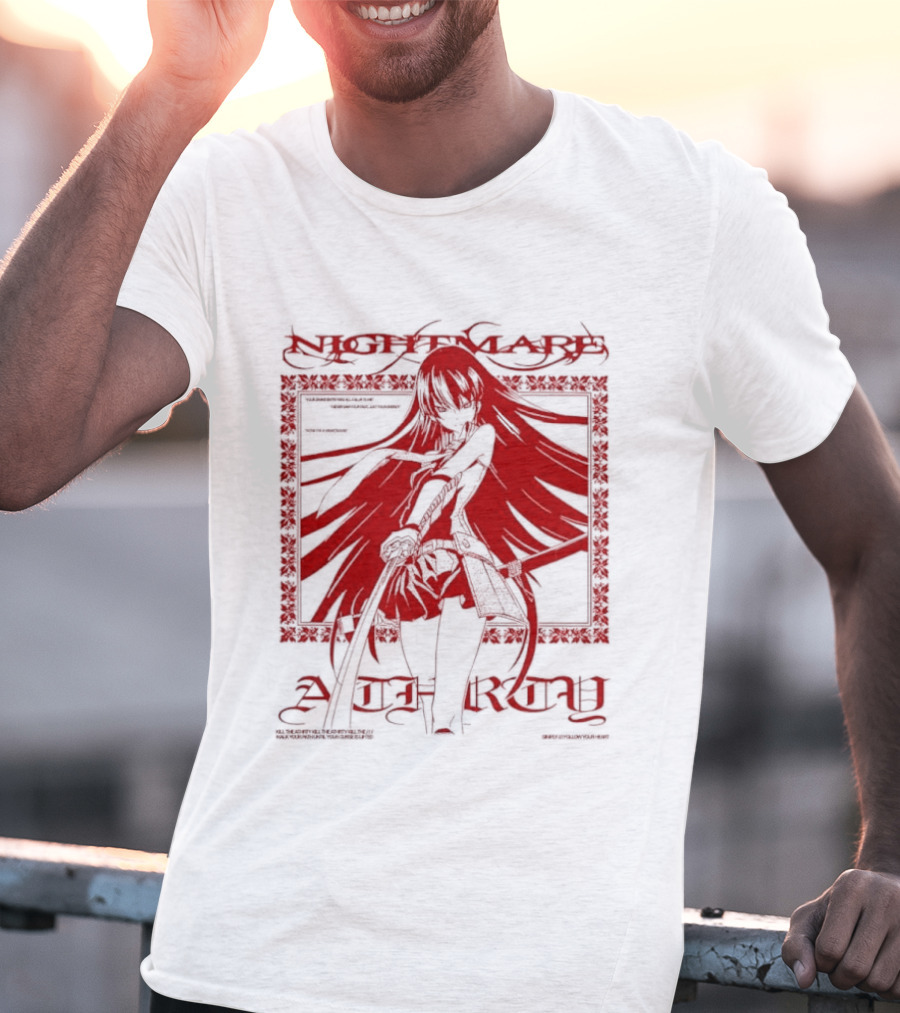 Akame Akame Ga Kill Nightmare Anime Character Grand Entry Red T-Shirt