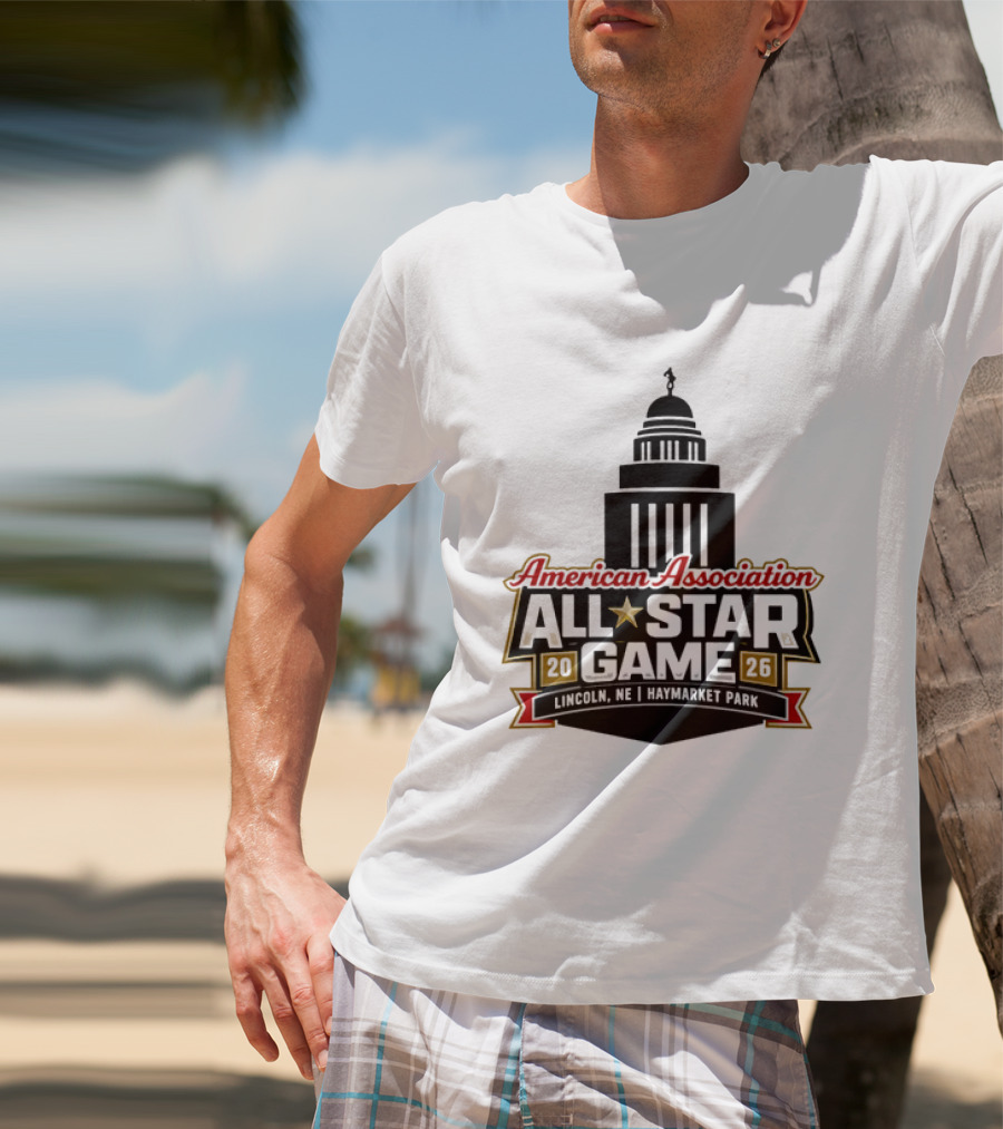 American Association All Star Game 2026 Haymarket Park Lincoln Nebraska Capitol Building T-Shirt