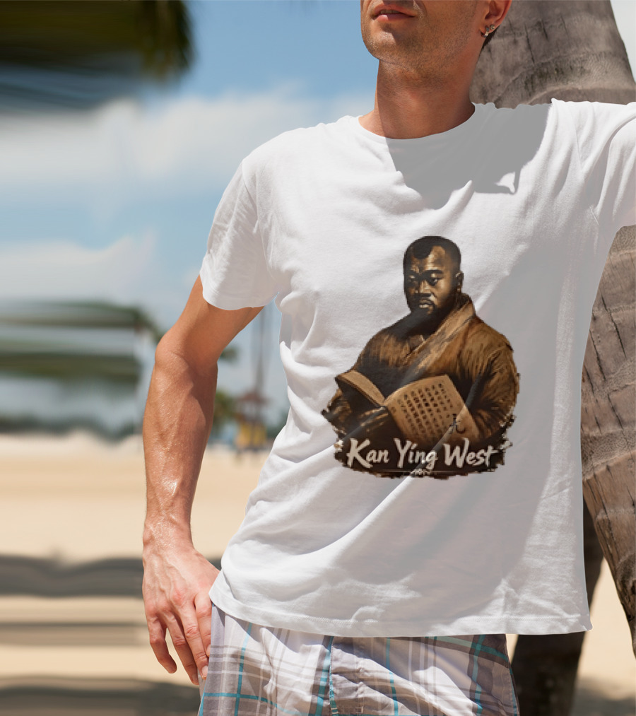 Kan Ying West Book Meme Kanye Mashup T-Shirt