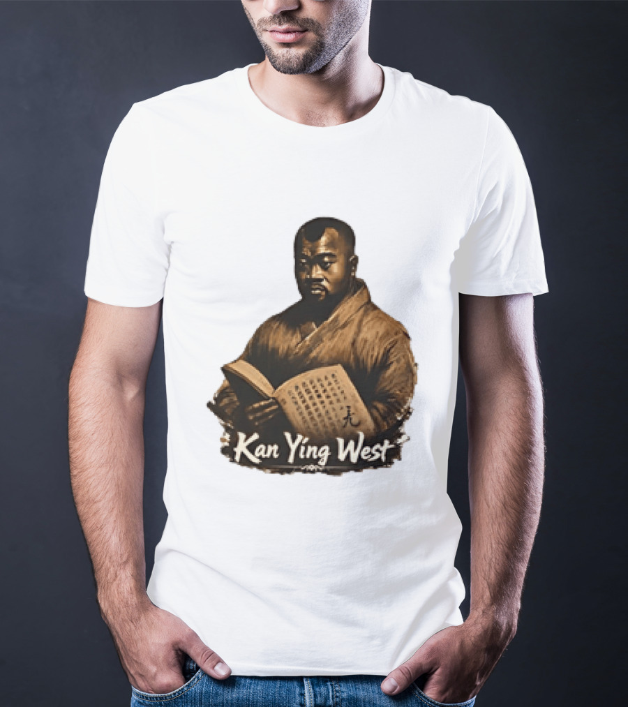 Kan Ying West Book Meme Kanye Mashup T-Shirt
