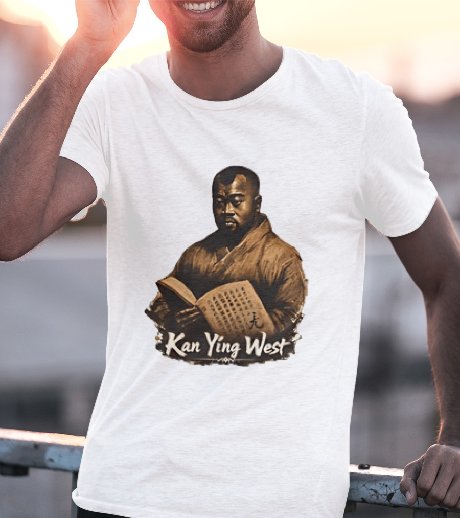 Kan Ying West Book Meme Kanye Mashup T-Shirt