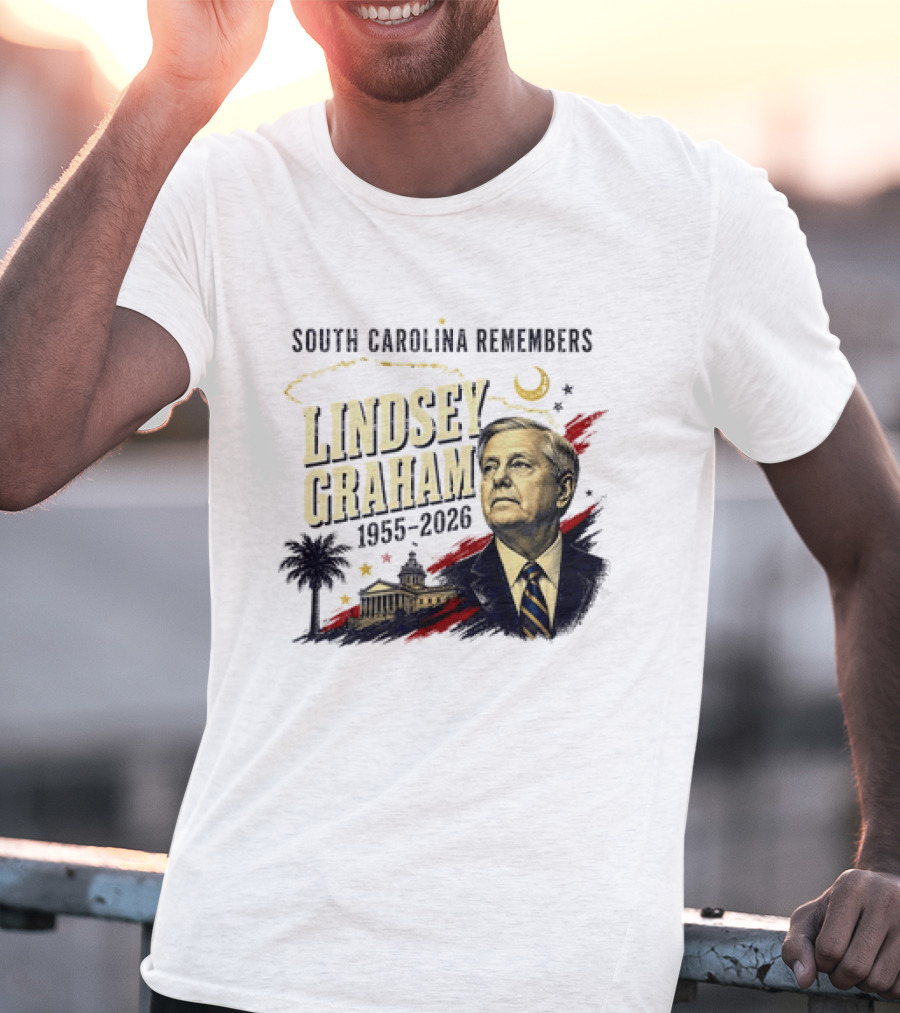 Lindsey Graham 1955 2026 South Carolina Remembers Moon Capitol T-Shirt