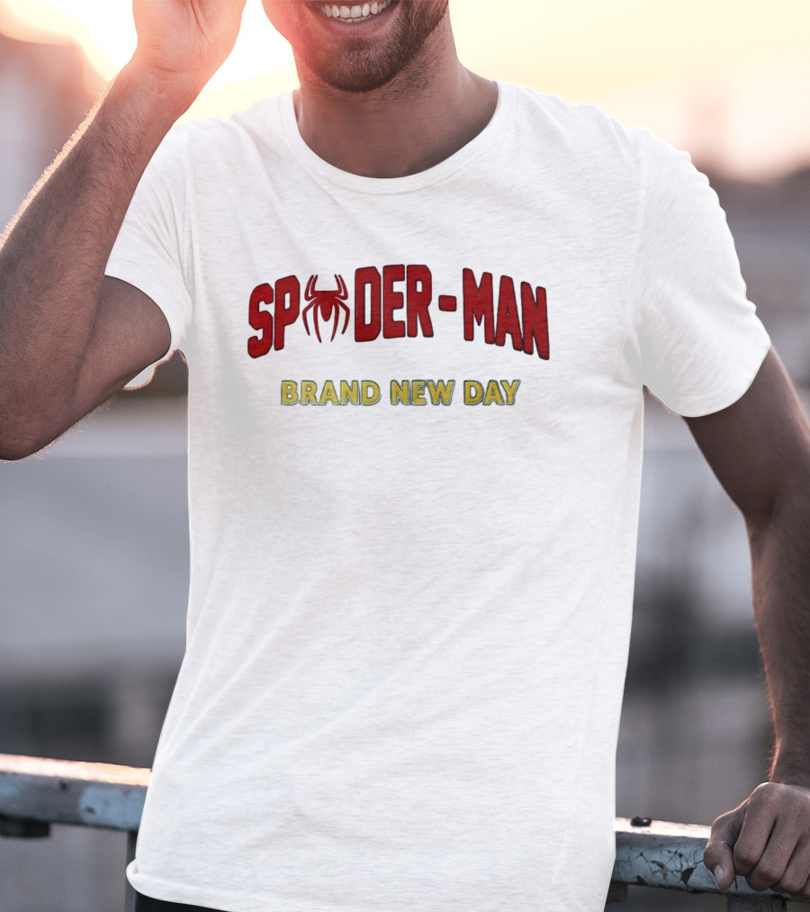 Spider Man Brand New Day Embroidered T-Shirt