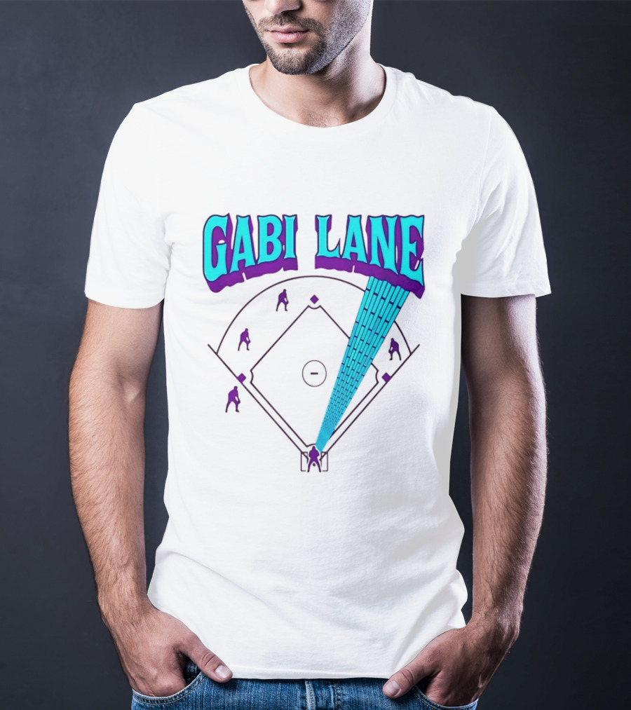 Gabi Lane Home Run Baseball Diamond T-Shirt