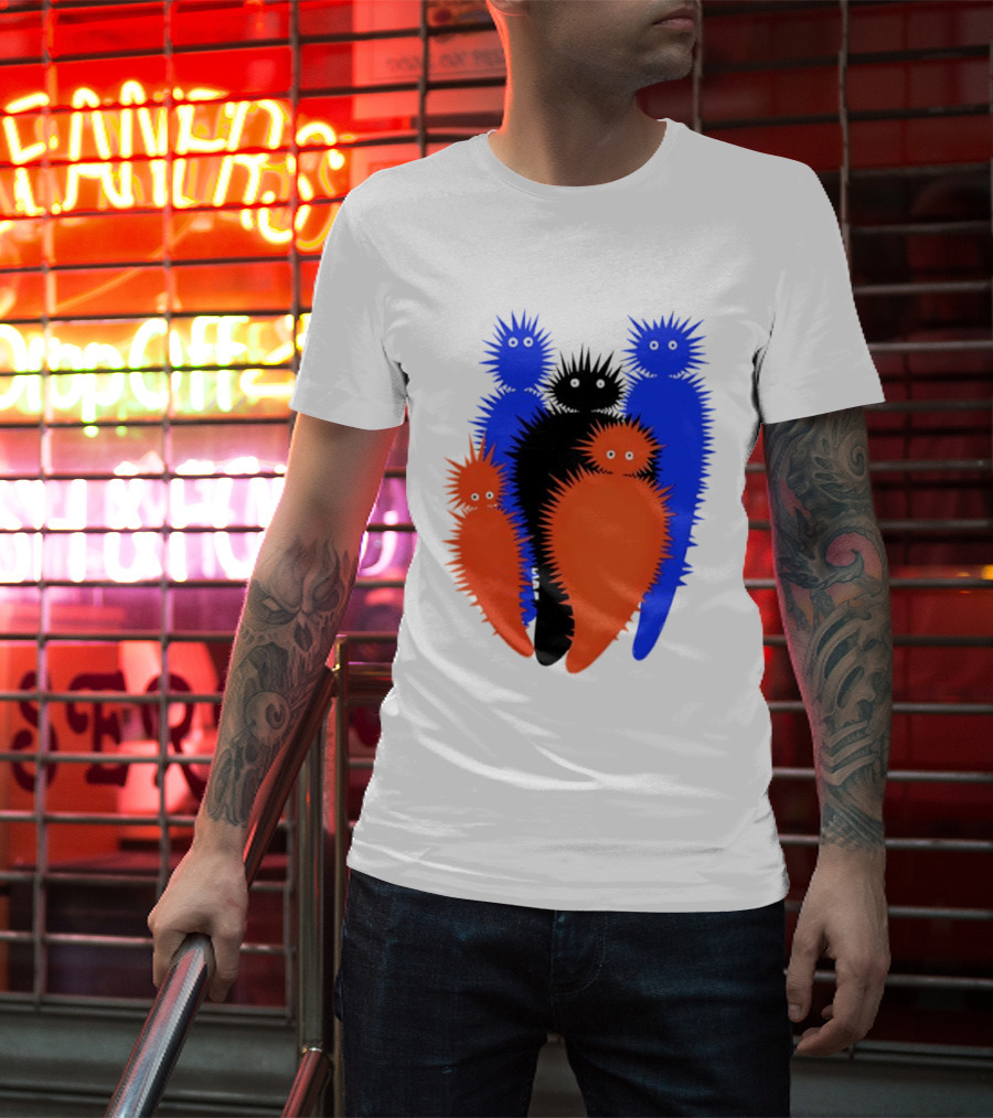 Hollerbaum And Schmidt Julius Klinger 1909 Spiky Colorful Creatures T-Shirt