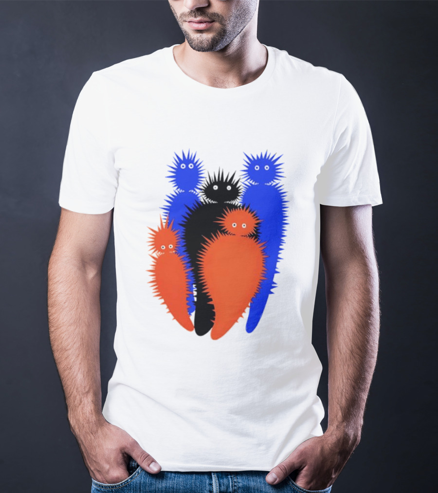 Hollerbaum And Schmidt Julius Klinger 1909 Spiky Colorful Creatures T-Shirt