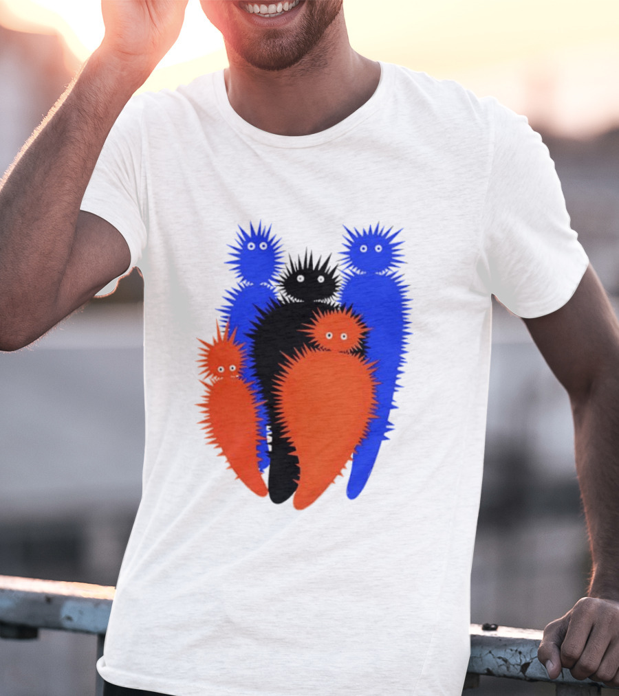 Hollerbaum And Schmidt Julius Klinger 1909 Spiky Colorful Creatures T-Shirt