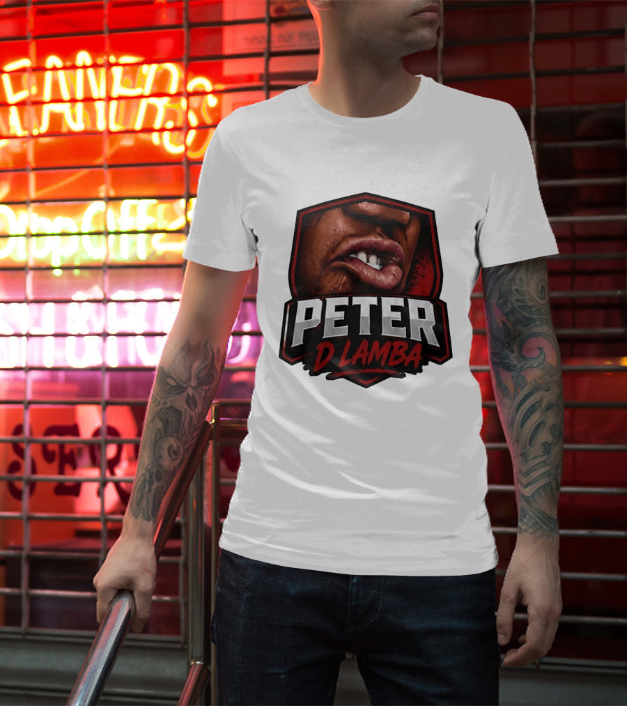 Peter D Lamba Nigerian Politics Satire Streetwear Bold Expression T-Shirt
