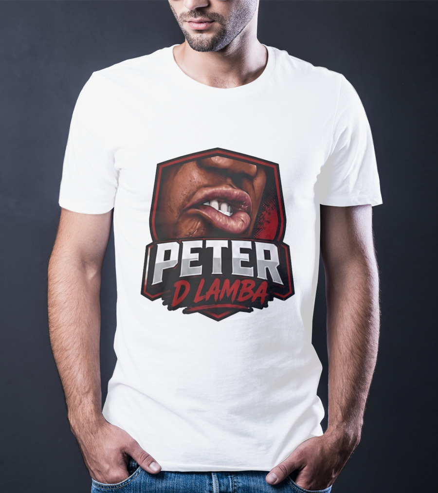 Peter D Lamba Nigerian Politics Satire Streetwear Bold Expression T-Shirt