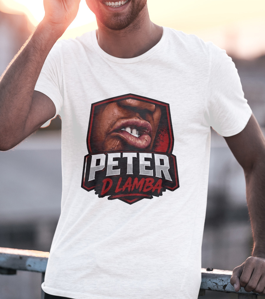 Peter D Lamba Nigerian Politics Satire Streetwear Bold Expression T-Shirt