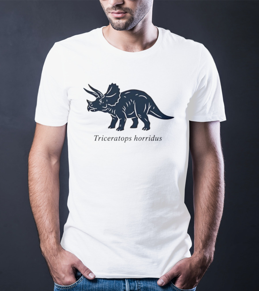 Triceratops Horridus Dinosaur Prehistoric Animal Paleontology Biology Science T-Shirt
