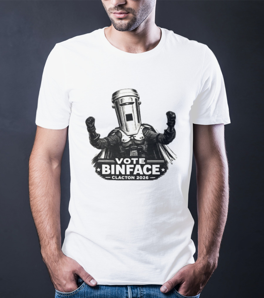 Vote Binface Clacton 2026 UK Election Campaign T-Shirt