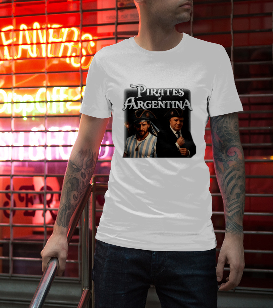 Pirates Of Argentina Messi Mashup Soccer Legend And Captain T-Shirt