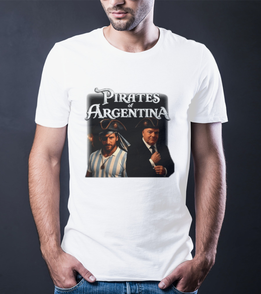Pirates Of Argentina Messi Mashup Soccer Legend And Captain T-Shirt